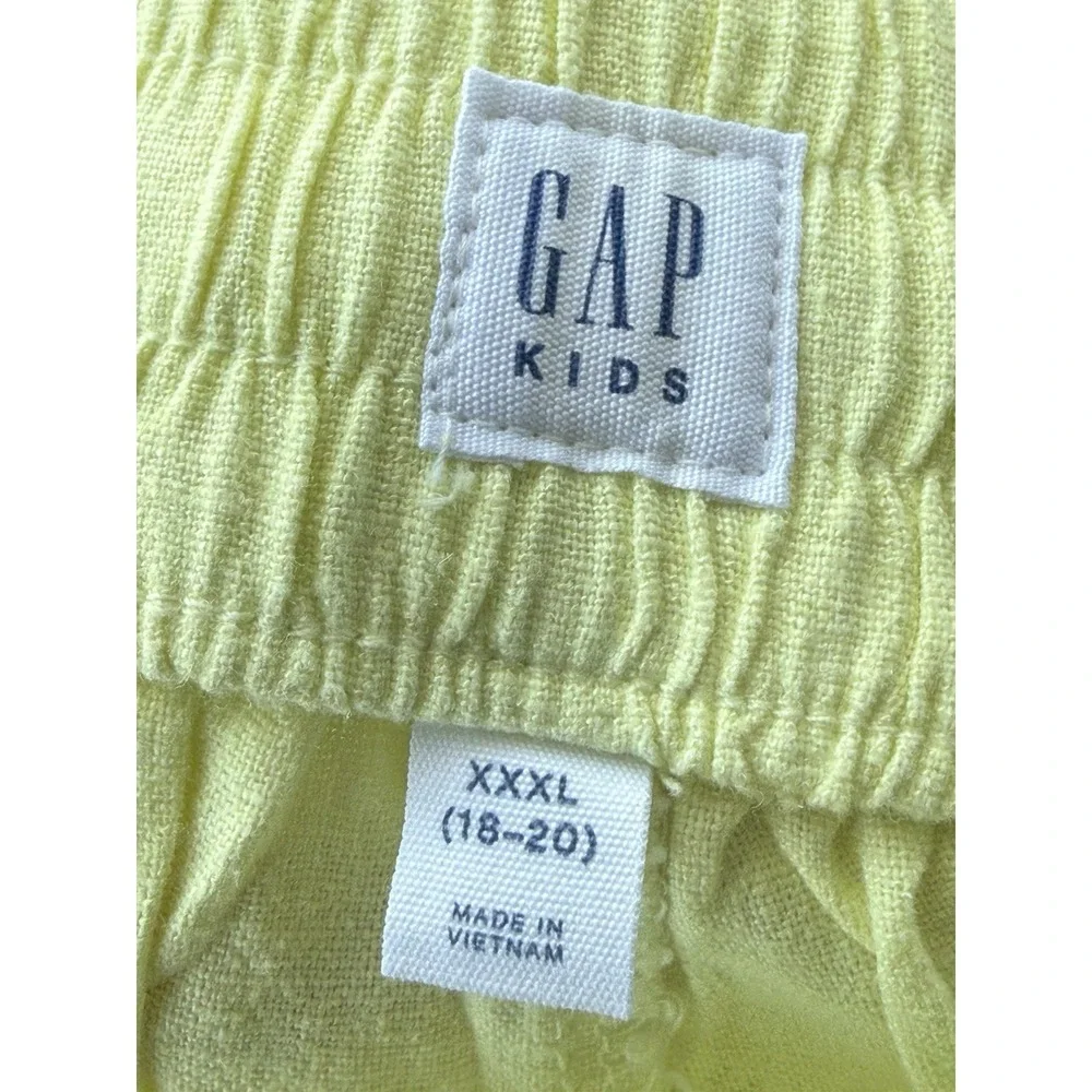 Lot Of 2 Gap 18-20 girls Yellow Green shorts fit women's small cottage core pool
